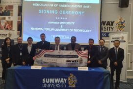 Signed MOU with Sunway University, Malaysia 2