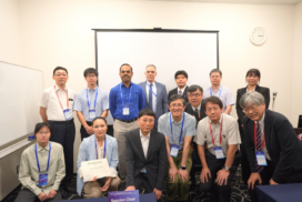 ICCCI 2026 certificate recipient and session participants pose for a group photo